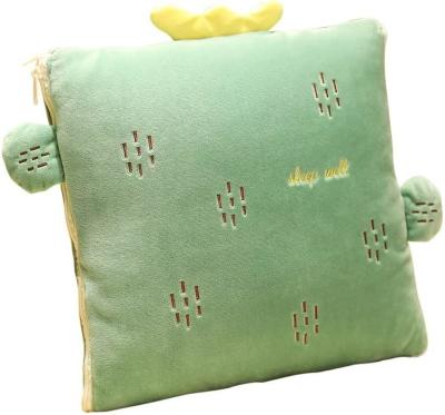 Cina Copertura e cuscino da viaggio - Premium Soft 2 in 1 Copertura da aereo con cuscino da borsa morbido in vendita