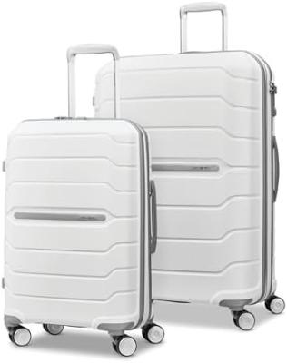 China Hardside Expandable with Double Spinner Wheels, Carry-On 21-Inch, White for sale