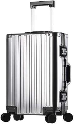 China Aluninum Luggage Cabin Hardside Suitcase (Silver, 20 inch Carry-on) Visit the Sindermore Store for sale