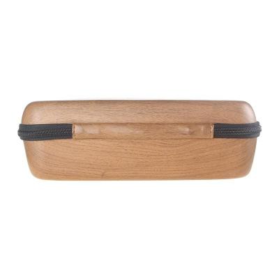 China Superfície de couro Dustproof do plutônio de EVA Storage Case Wood Grain à prova de choque à venda