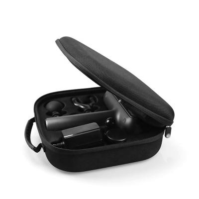 China Logo EVA Massage Gun Carrying Case de impresión de seda negro topa la prueba en venta