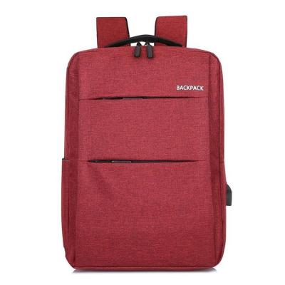 China Mochila impermeable de nylon opcional del ordenador portátil de 4 colores con el cargador USB en venta