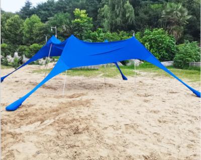 Κίνα UPF 50+ Outdoor Beach Sun Shade Canopy 180GSM Υλικό Lycra προς πώληση