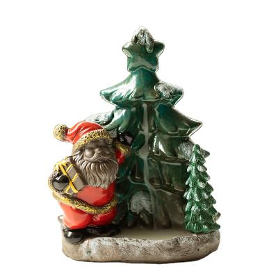 China Wholesale Chinese Incense Christmas Tree and Santa Claus Cone Aromatherapy Portable Incense Burner Waterfall for sale