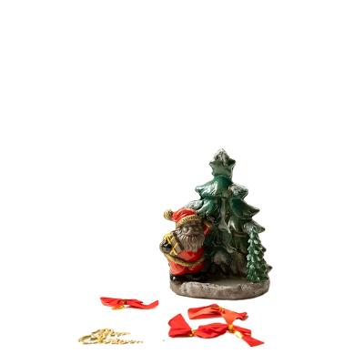 China Wholesale Chinese Incense Christmas Tree and Santa Claus Cone Aromatherapy Backflow Incense Burner Waterfall for sale