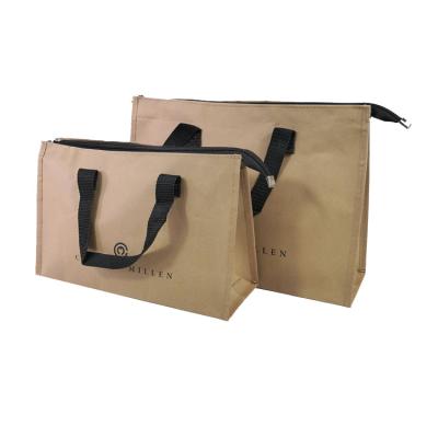 China 100% Eco-Friendly Recyclable Eco-Friendly Style Good Quality Small Brown Kraft Zip Lock Bags With Zipper for sale