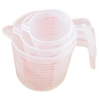 China Viable Tools High Quality Cooking Viable Measuring Cups Large Plastic Graduated Measuring Cups for sale