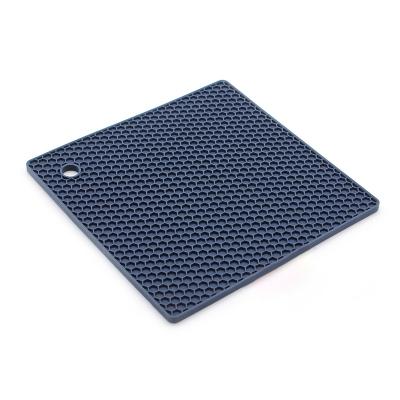 China Food Grade Multi Purpose Viable Silicone Safe Pots Easy Clean Anti-scalding Hot Pans Heat Insulation Pad for sale