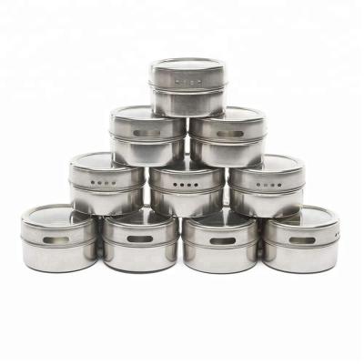 China Sustainable Airtight Kitchen Canned Food Use Metal Spice Container Tin for sale