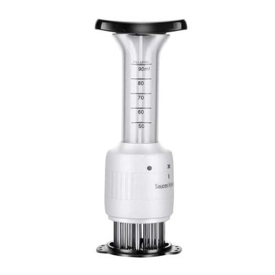 China Sustainable Professional Stainless Steel 30 Blade Ultra Sharp Marinade Flavor Sauce Injector for sale