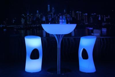 China 20 Colors LED Lit Furniture 8-10 Hours Run Time AC Plug LED Lounge Furniture for sale