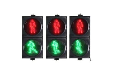 China 200mm Pedestrian LED Traffic Light  R / DG Man CE Approved Dynamic Traffic Light for sale