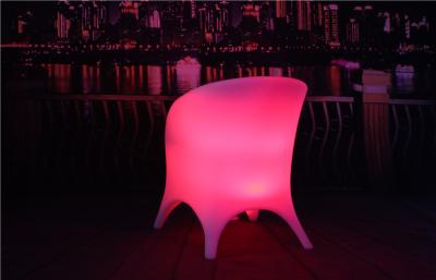 China Disco Illuminated LED Bar Furniture Lithium Battery LED Chair with CE , ROHS Certificate for sale