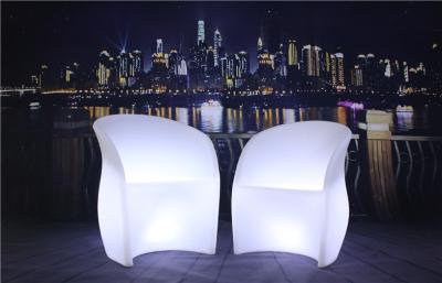 China 3 Pcs Color Charging LED Glow Furniture AC 100-240V Input LED Tables And Chairs for sale