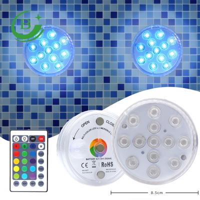 China 13 LED Underwater Super Bright Color Changing Remote Control Underwater Led Light for sale