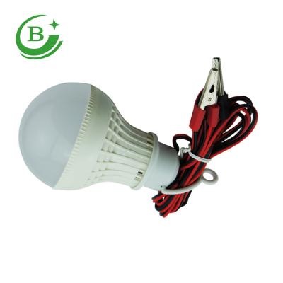 China Warehouse High Lumen Led Bulb Light DC12V 12W Led Bulb Light With Wire Clamp for sale