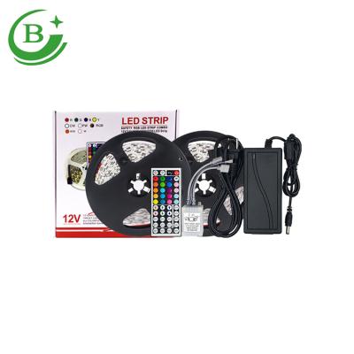 China Global RGB 12V 5M 3528/2835/5050SMD LED Hotel Explosion Strips Light Set for sale