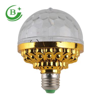 China Party Competitive Price Party Magic Ball Led Full Color Rotating Disco Bulb 3W Stage Light for sale