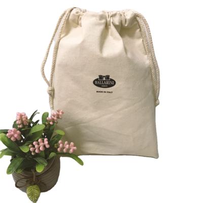 China Eco-friendly Custom Printed Tote Cotton Canvas Small Drawstring Foldable Tool Bag With Rope for sale