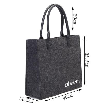 China Wholesale promotional waterproof with big price felt tote bag for sale