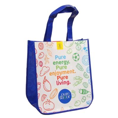 China BIODEGRADABLE custom cmyk printed nonwoven laminated shopping bag for sale