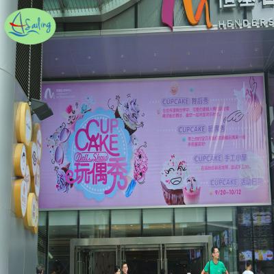 China Custom High Quality Standard Outdoor Hanging Banner Size For Sale for sale