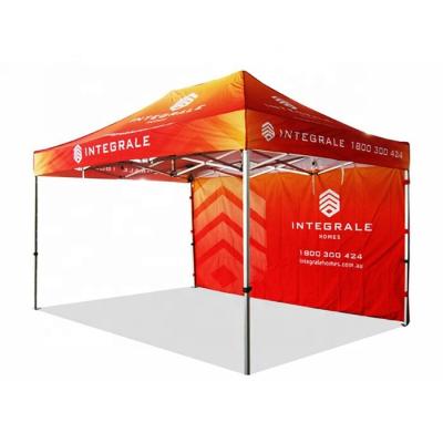 China Outdoor High Quality Full Folding Canopy 10 x15 Tent Promotion Display Commercial Advertising Wall for sale