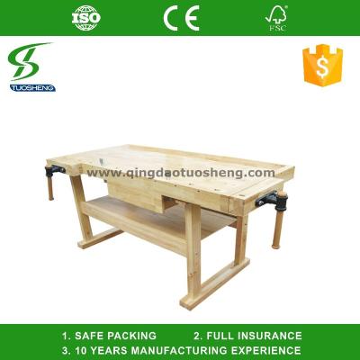 China DIY Enthusiasts and Professionals Alike Beech Wood Work Bench for Carpenter WB018 for sale