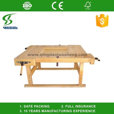 China Best Quality Hot Selling DIY Enthusiasts and Professionals German Beech School Lab Workbench WB021 for sale