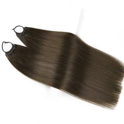 China 100% Natural Unprocessed 14inch-26inch High Quality Portable Cuticle Aligned Double Drawn String Hair Cottin for sale