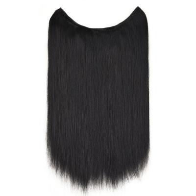 China 100% New Fashion Unprocessed Natural Russian Style Flip In /Halo Double Drawn Hair for sale