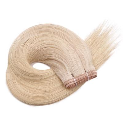 China 100% 2022 Top Quality Unprocessed Cuticle Aligned Russian Flat Hair Weft for sale