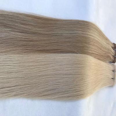 China 100% unprocessed factory supply cost effective price good quality 14inch-26inch cuticle aligned flat weft hair for sale