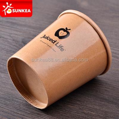 China 16oz Oil Proof Soup Biodegradable Disposable Paper Cups for sale