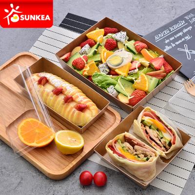 China Disposable printed paper sushi tray for sushi container for sale