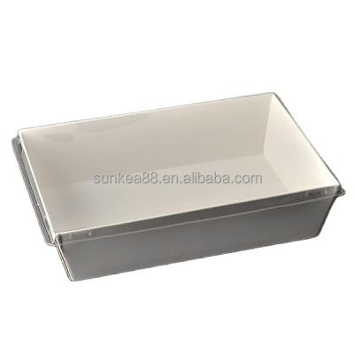 China Disposable Take Out Disposable Food Sushi Paper Packaging Box With Window for sale