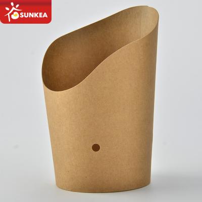 China Disposable Folding Paper Disposable Paper Hamburger And French Fries Box for sale