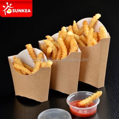 China Wholesale Disposable Potato Chips French Fries Paper Package for sale