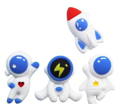 China 100Pcs Cartoon Space Astronaut Rocket Resin Hair Bow Centerpiece DIY Embellishments DIY Embellishments Accessories MM Scrapbooking Cabochon for sale