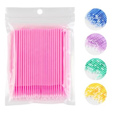 China Wholesale micro brush wick extension brush applications /eyelash cleaning brush for sale