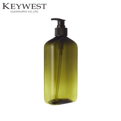 China Personal Skin Care Packaging China Manufacturer 500ml PET Empty Plastic Hand Wash Shampoo Lotion Bottle With Lotion Pump for sale