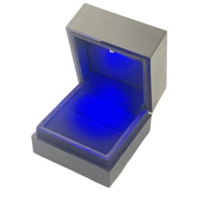 China Luxury Jewelry Ring Box Customized black LED plastic box box LED your style for sale