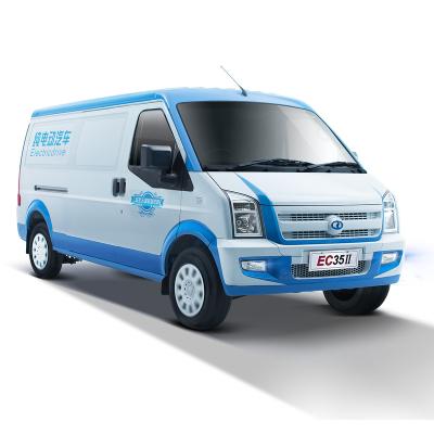 China Fabric Chinese Mini Electric Cargo Van Electric EV Cars Made In China Top Quality 4 Wheel Cars Electric Pickup Truck DFSK EC35 for sale