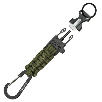 China Wholesale Cheap Custom Braided Paracord Rope Survival Outdoor Key Chain Key Chain for sale