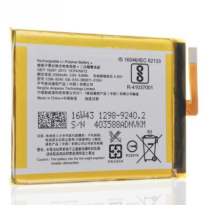 China Mobile Phone For Sony Xperia XZ XZs F8331 F8332 Original High Quality 100% 2900mA LIS1632ERPC Battery Cell Phone Battery for sale