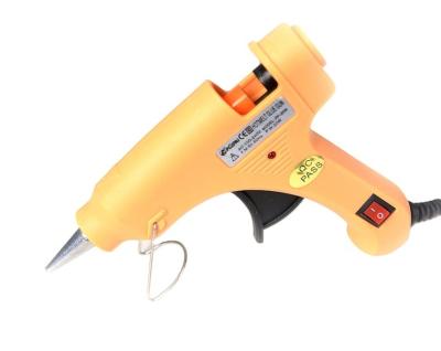 China DIY Unrated Power Electric Heating Glue Gun Repair Mini Hot Melt Gun Adjustable Tool Kit with Glue Sticks for sale