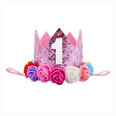 China Baby Birthday Crown Baby Birthday Crown Baby Birthday Crown Hair Accessories Confetti Paper Confetti New for sale