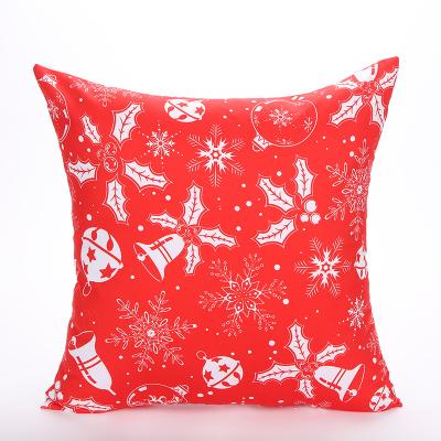 China Viable Red Christmas Pillow Cover for sale