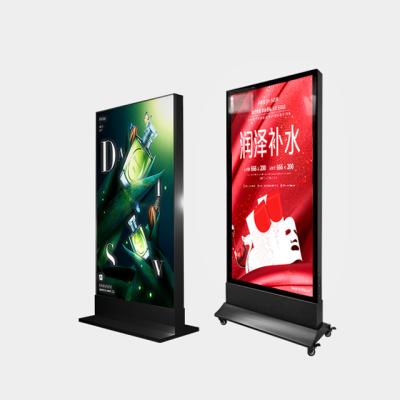 China Free Standing Removable Magnetic Exhibition LED Board Frame Advertising Light Boxes for sale