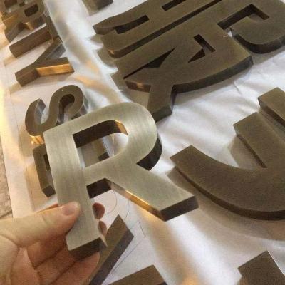 China Buildings Advertising Outdoor 3d Led Letter Logo Custom Letter Sign Acrylic Led Channel Letter For Bar for sale